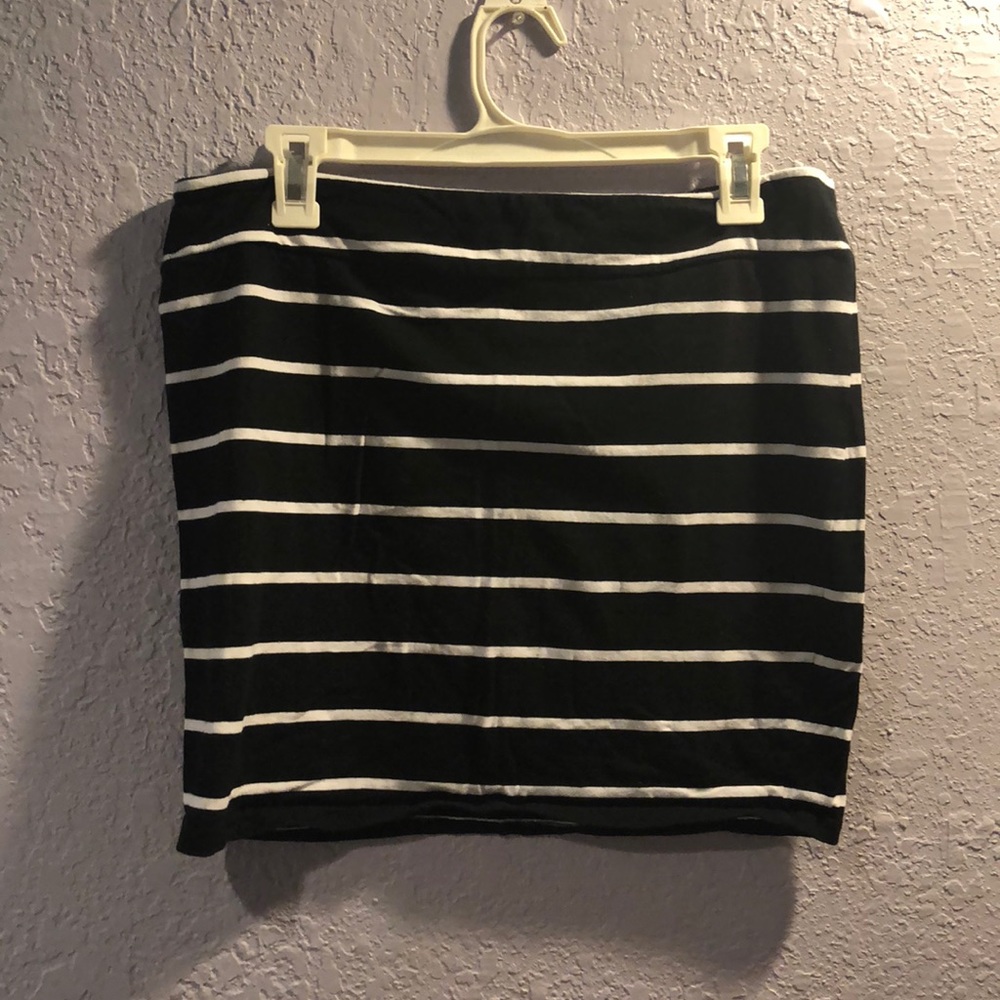 Striped Bodycon skirt